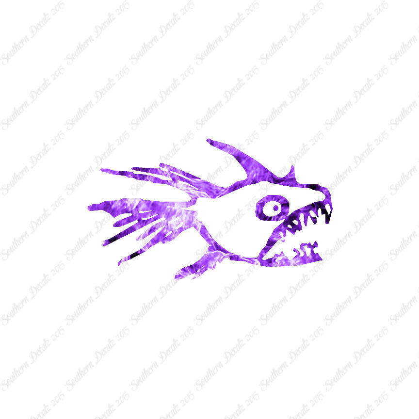 Piranha Fish Art