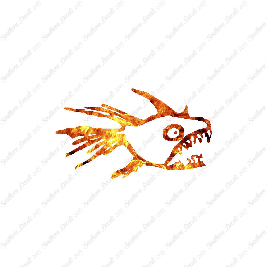 Piranha Fish Art