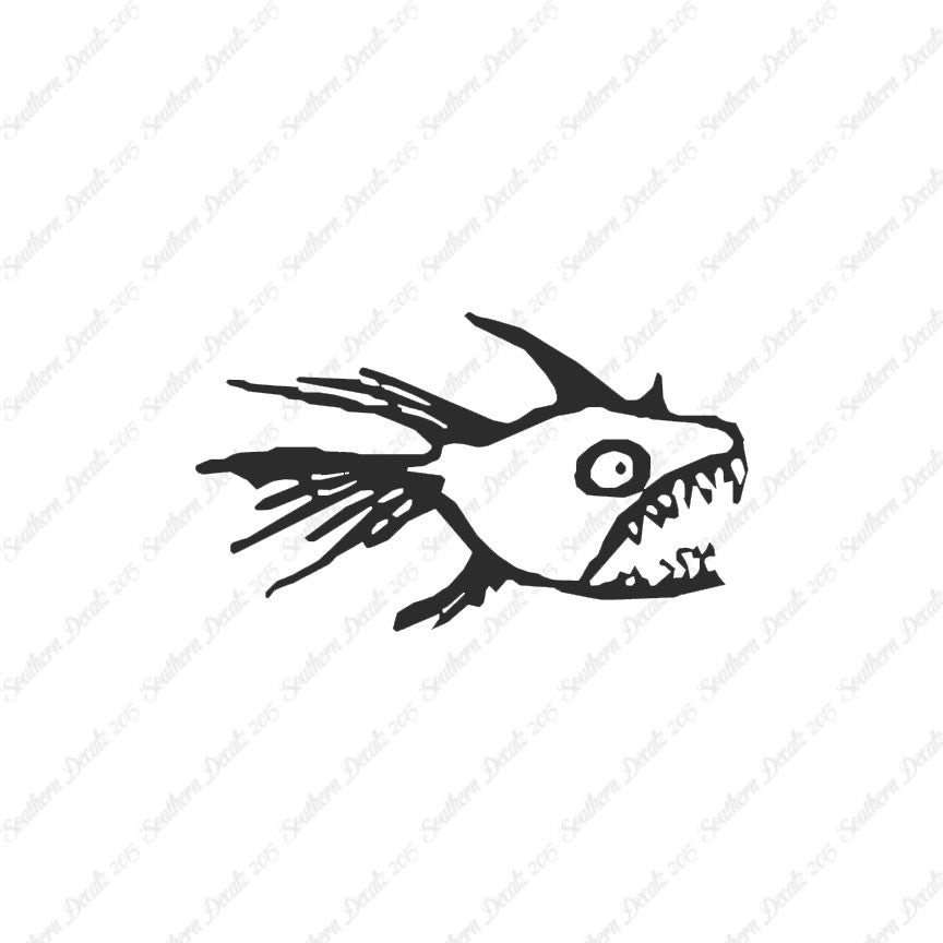 Piranha Fish Art