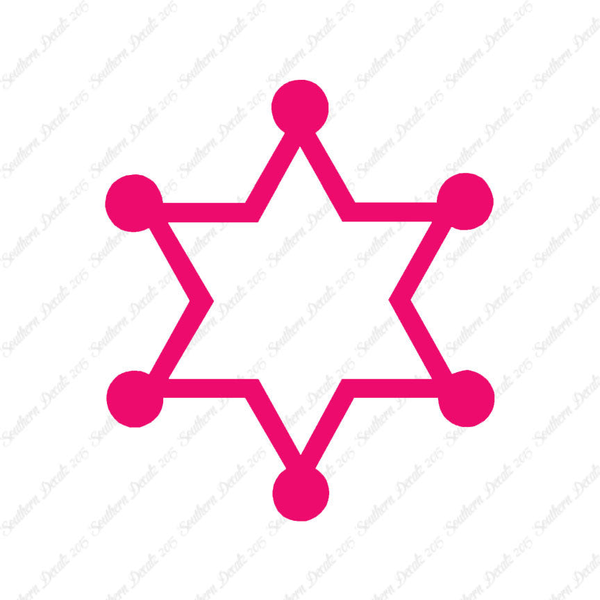 Sheriff Badge Star