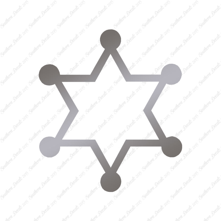 Sheriff Badge Star