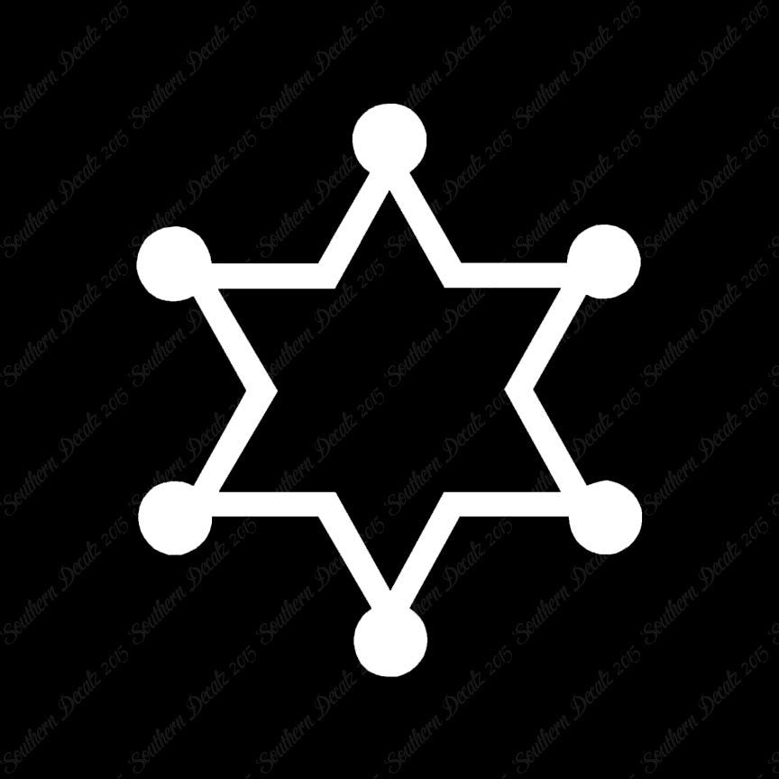 Sheriff Badge Star