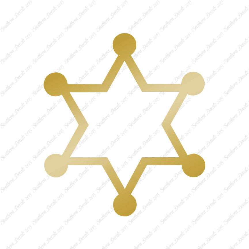 Sheriff Badge Star