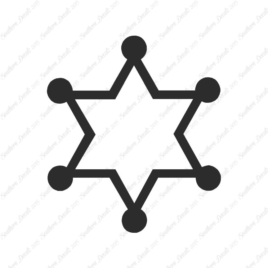 Sheriff Badge Star