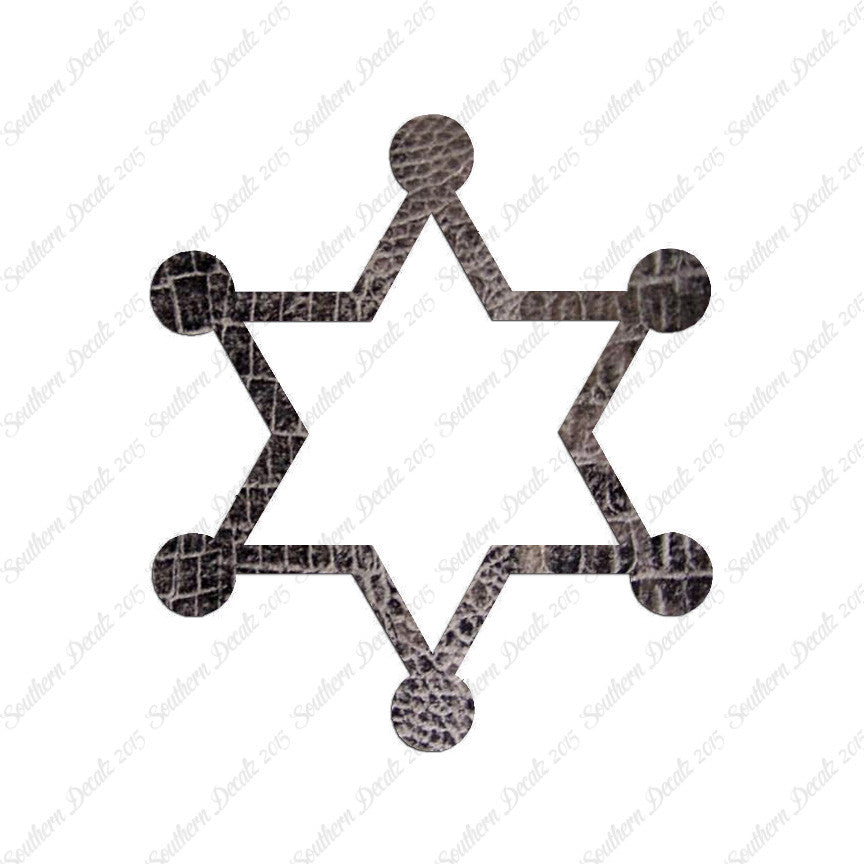Sheriff Badge Star