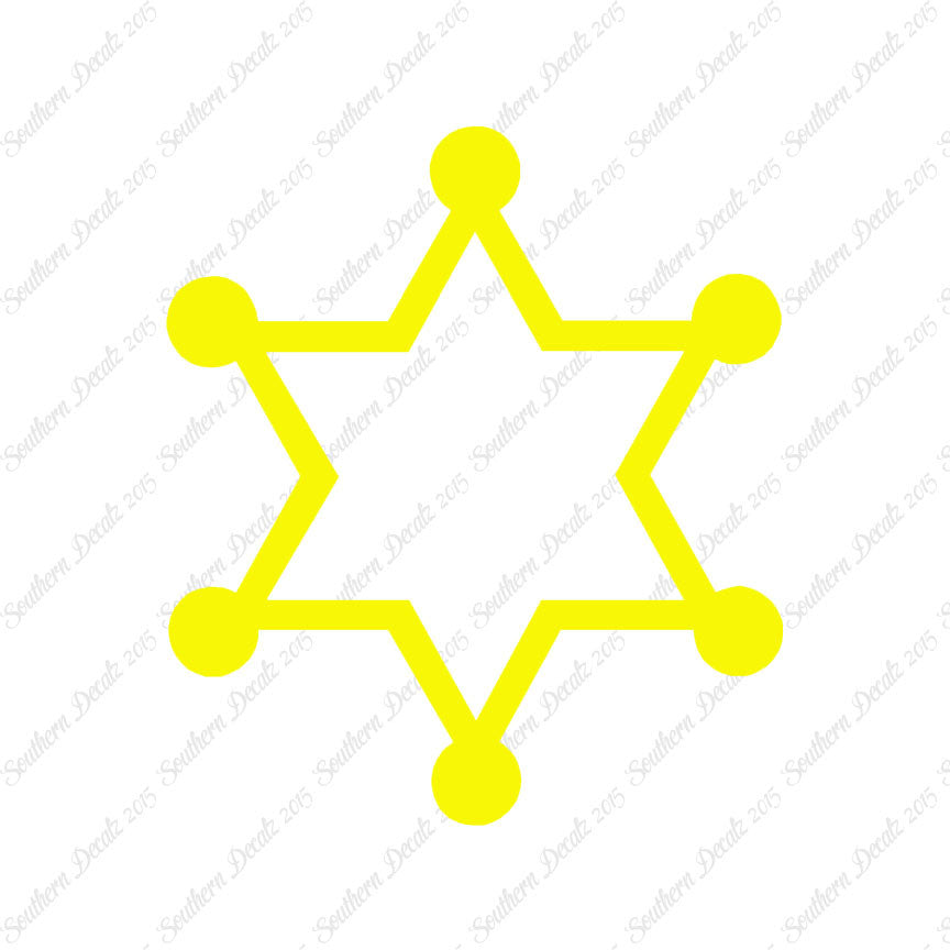 Sheriff Badge Star