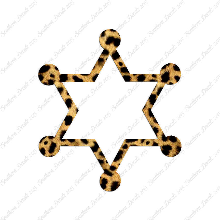 Sheriff Badge Star
