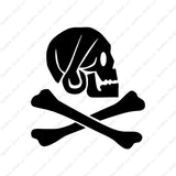 Skull Pirate Crossbones
