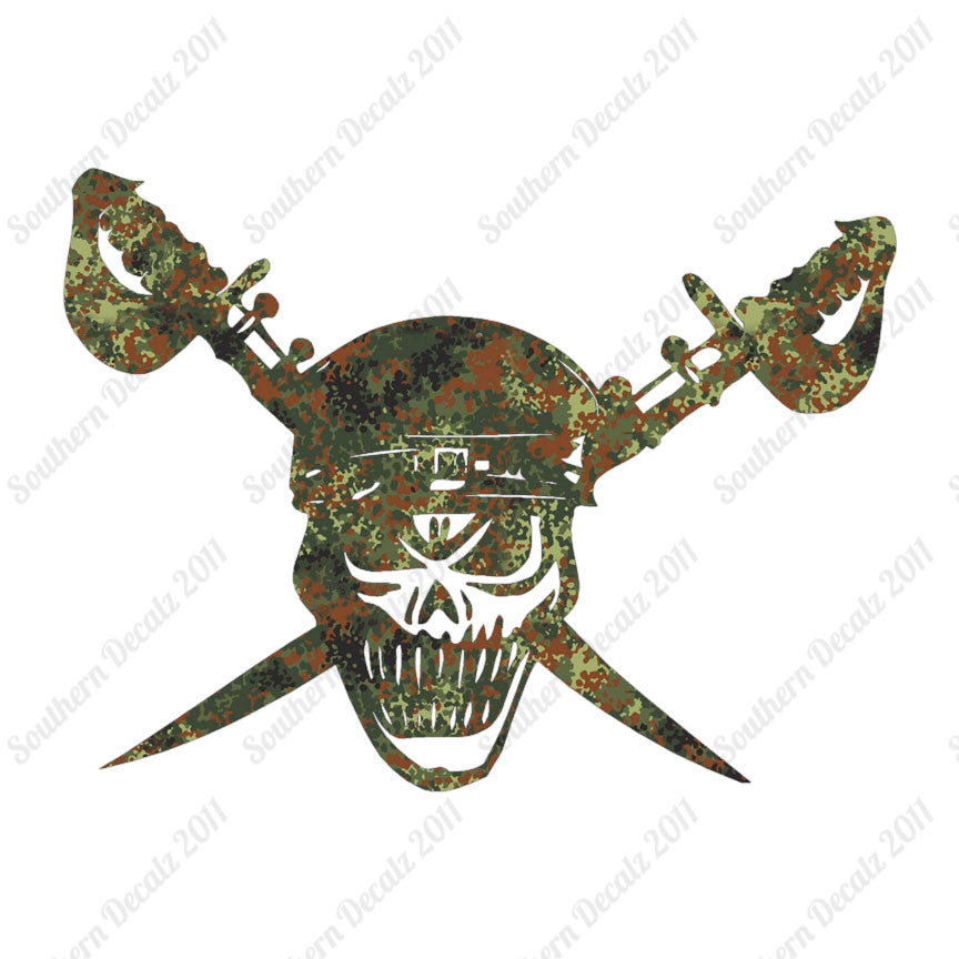 Skull Crossbone Sword Pirate