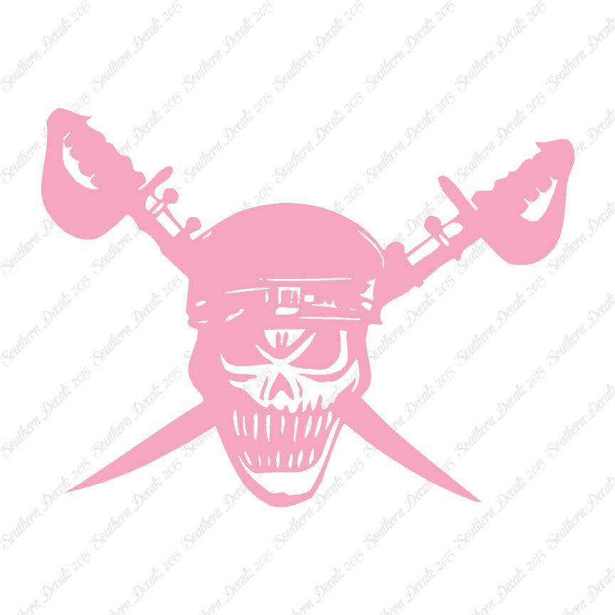 Skull Crossbone Sword Pirate