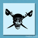 Skull Crossbone Sword Pirate