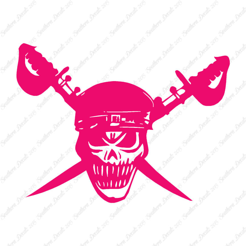 Skull Crossbone Sword Pirate
