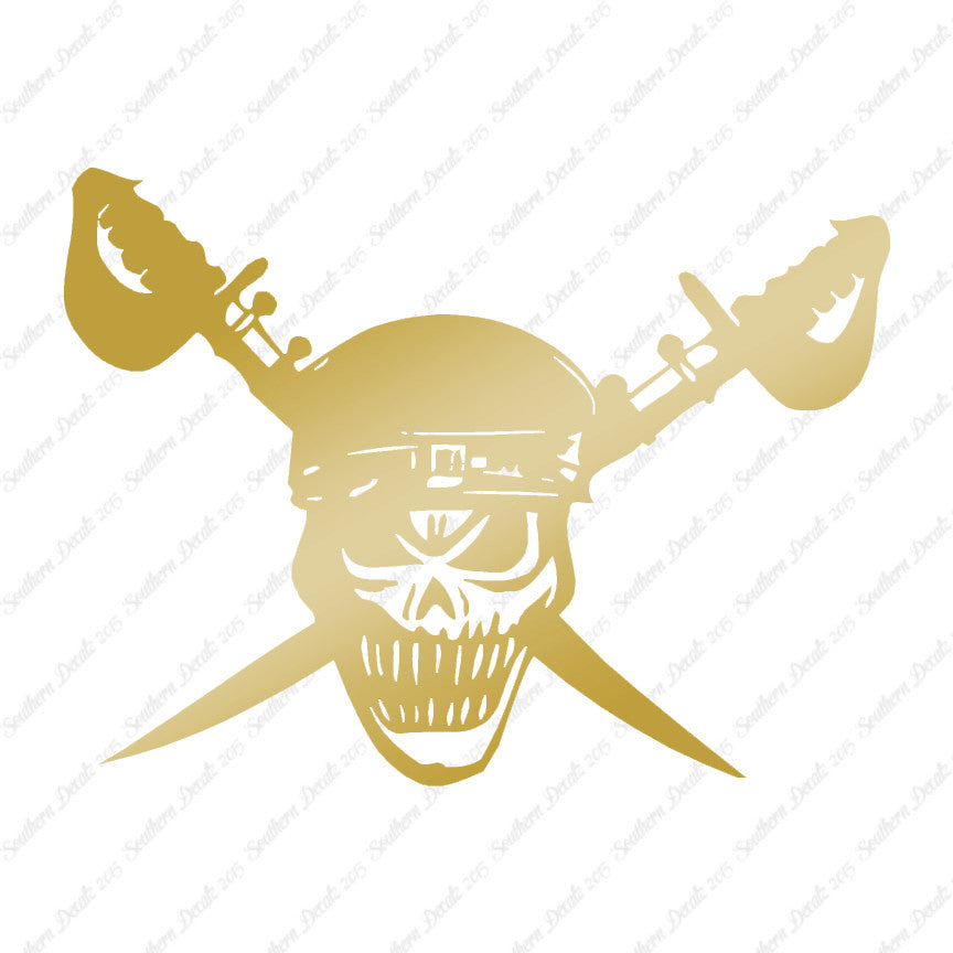 Skull Crossbone Sword Pirate