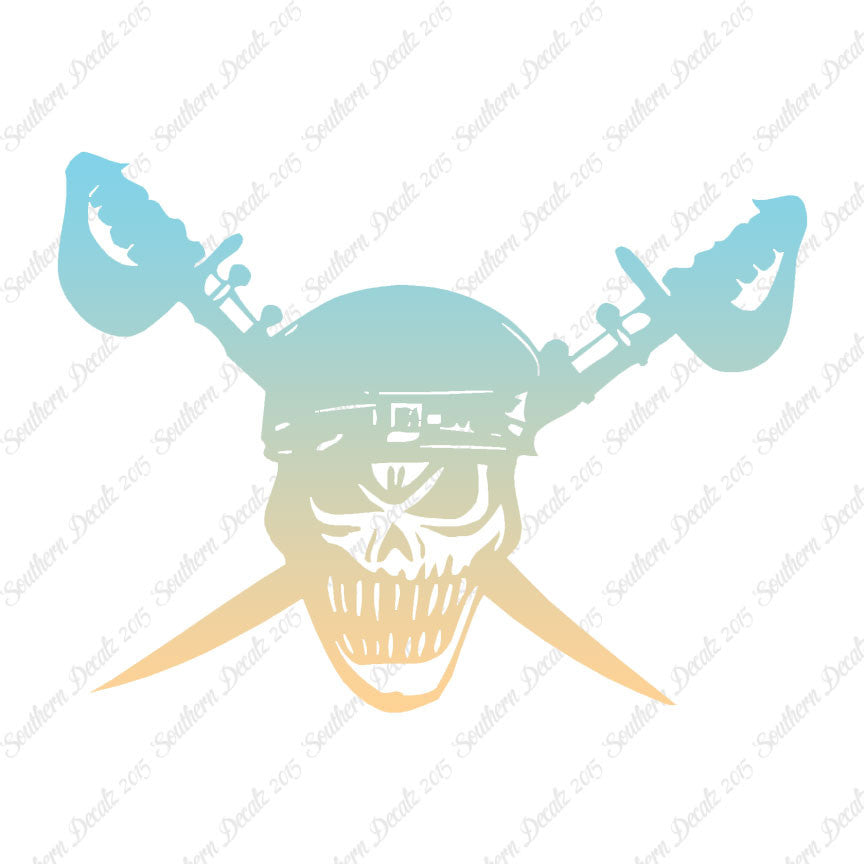 Skull Crossbone Sword Pirate