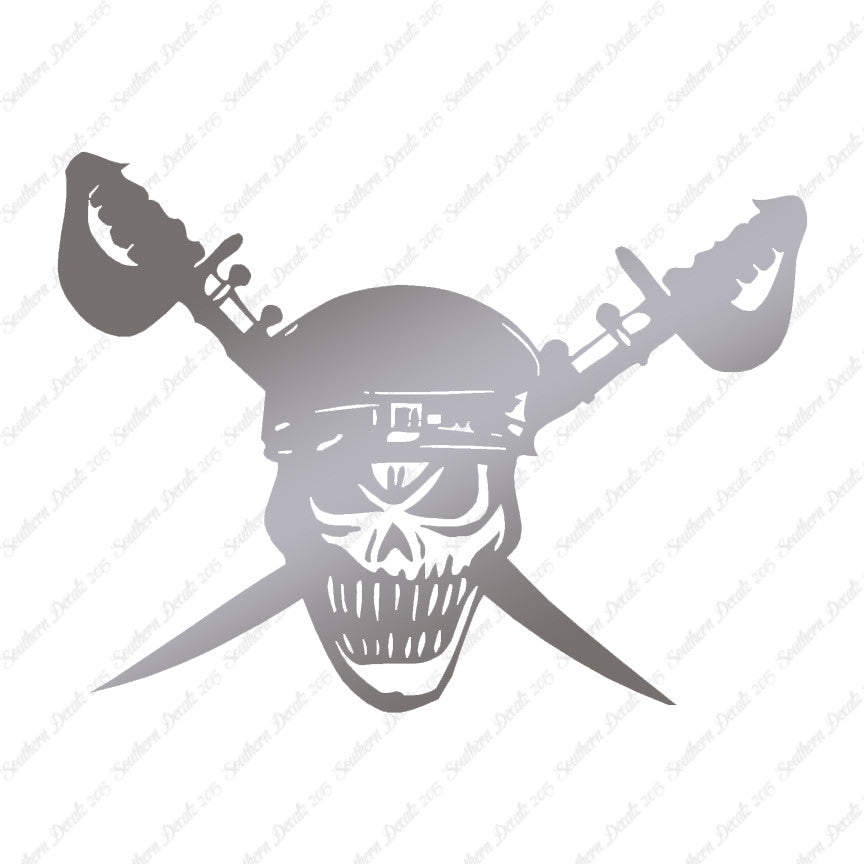 Skull Crossbone Sword Pirate