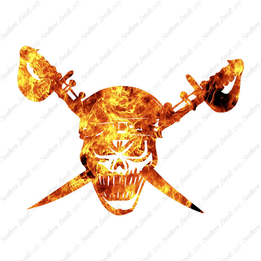 Skull Crossbone Sword Pirate