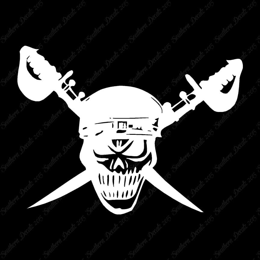 Skull Crossbone Sword Pirate