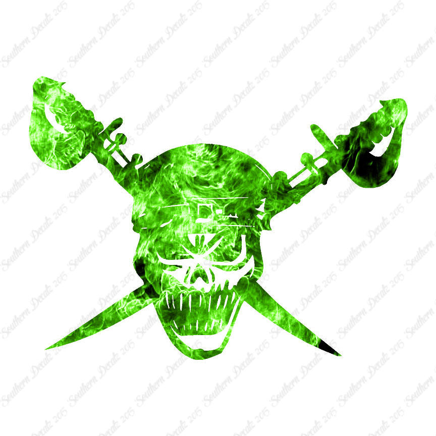 Skull Crossbone Sword Pirate