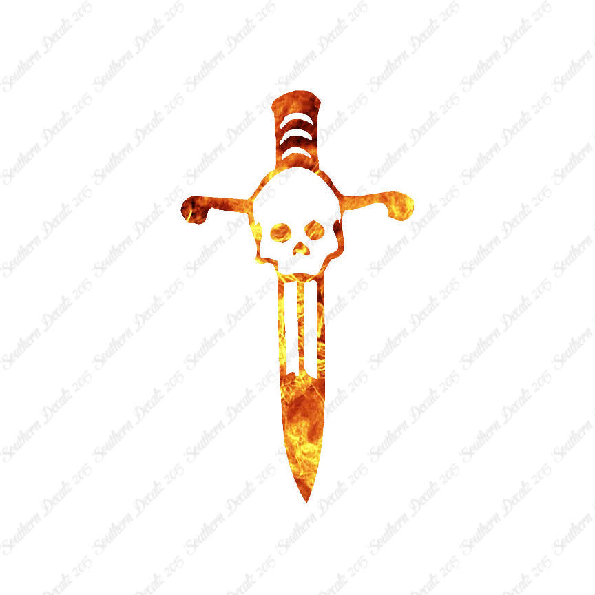Skull Dagger Art