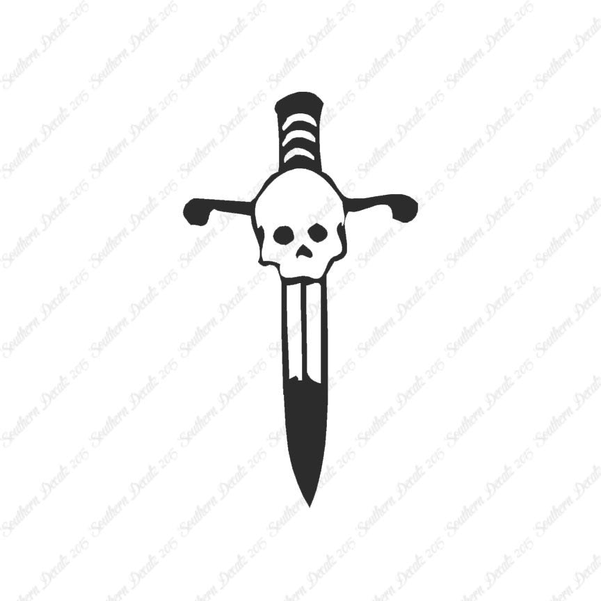 Skull Dagger Art